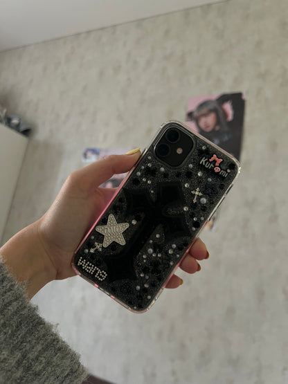 Dekoruotas telefono dėkliukas